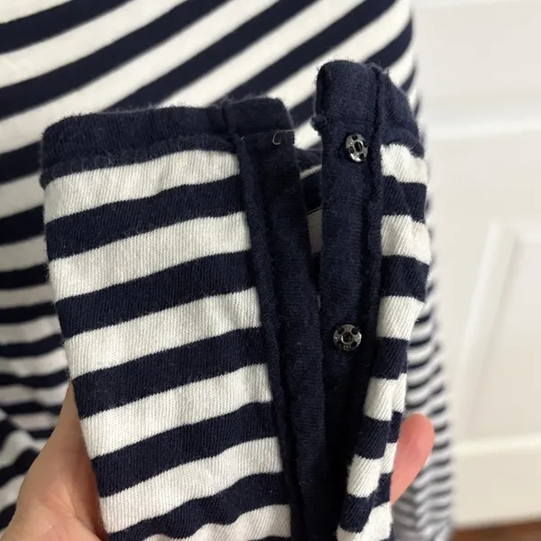We The Free‎ Striped Long Sleeve Cotton Top Long Sleeve Shirt Small - Image 3