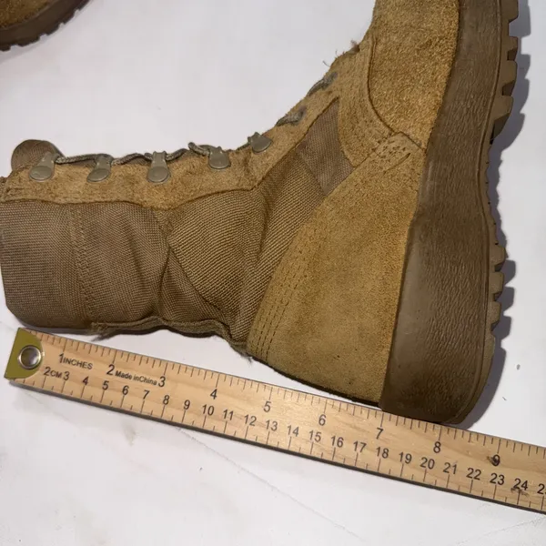 McRae Gore Tex Vibram Desert Tan Military Flight US‎ Army Combat Boots Men 2.5xw - Image 11
