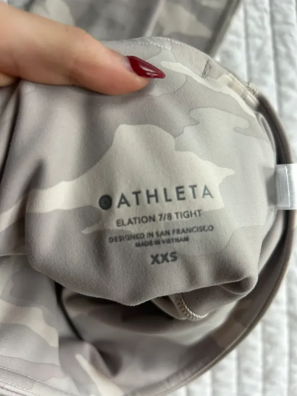 Athleta White Camo Leggings - Image 3