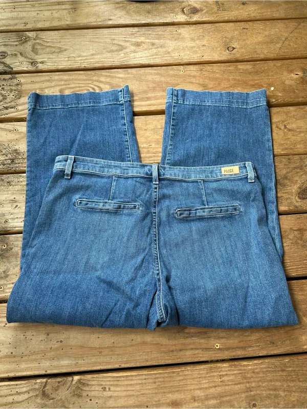 Paige Nellie Barrel leg Culotte jeans Hyden 32 - Image 8