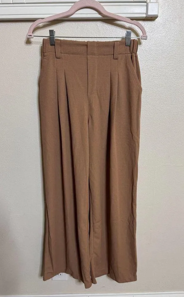 Halara Flex™ High Waisted Side Pocket Wide Leg Waffle Work Pants - Image 6