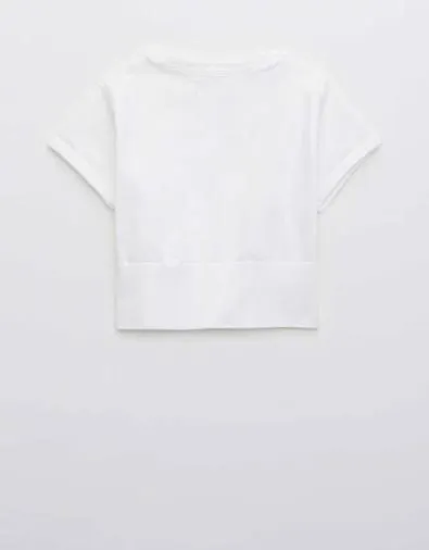 Aerie short sleeve crop top - Image 2