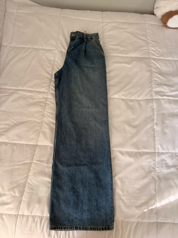 Jeans ZARA High-Rise Wide-Leg - Image 4
