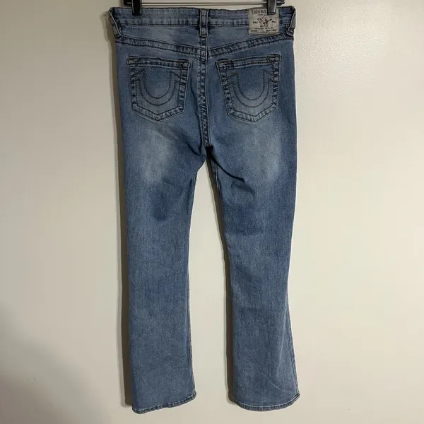 True Religion Women's Becca Mid Rise Bootcut Jean Size‎ 31 Western 90's Y2K - Image 16