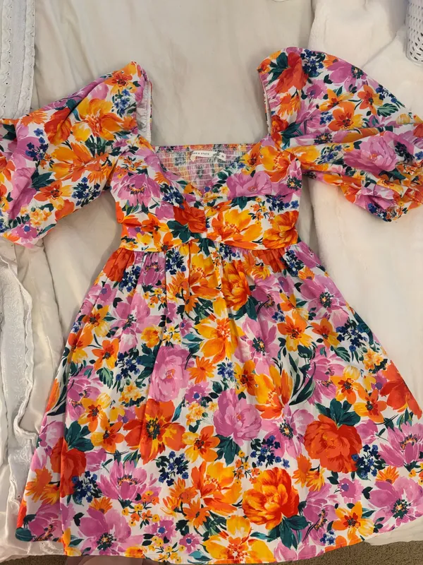 Altar'd State Floral Dress - Image 3