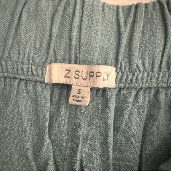 Z Supply Green Cropped Ankle Pants - Image 5