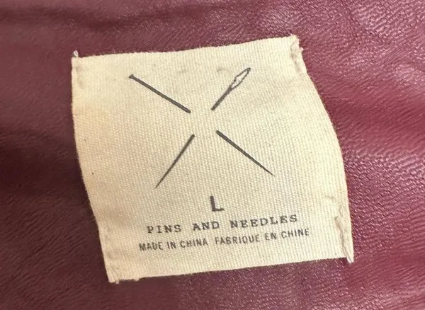Pins and Needles Vegan Leather Jacket Size L - Image 5