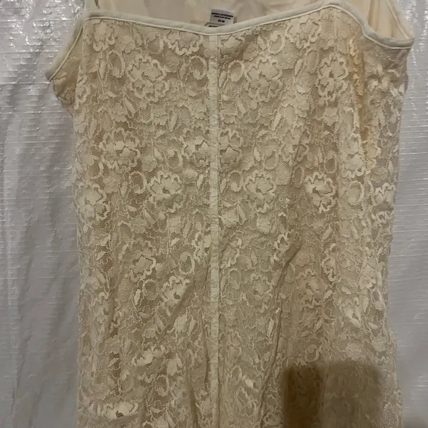 Kimchi Blue Cream Liliana Lace Midi Dress Size Medium $89 - Image 5