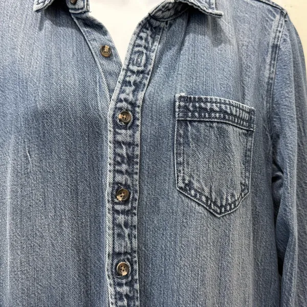 Universal Threads Denim Jumpsuit Womens Blue Medium Wash Button Front Size 8 - Image 5