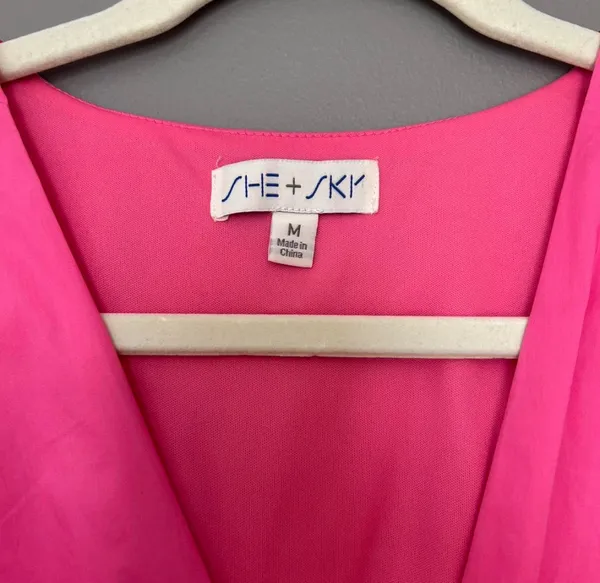 Boutique, pink, long dress with ruffles Pink Size M - Image 3