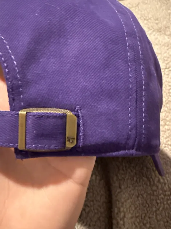 47 Brand Suns Women's Purple Cap with Branded Patch - Image 4