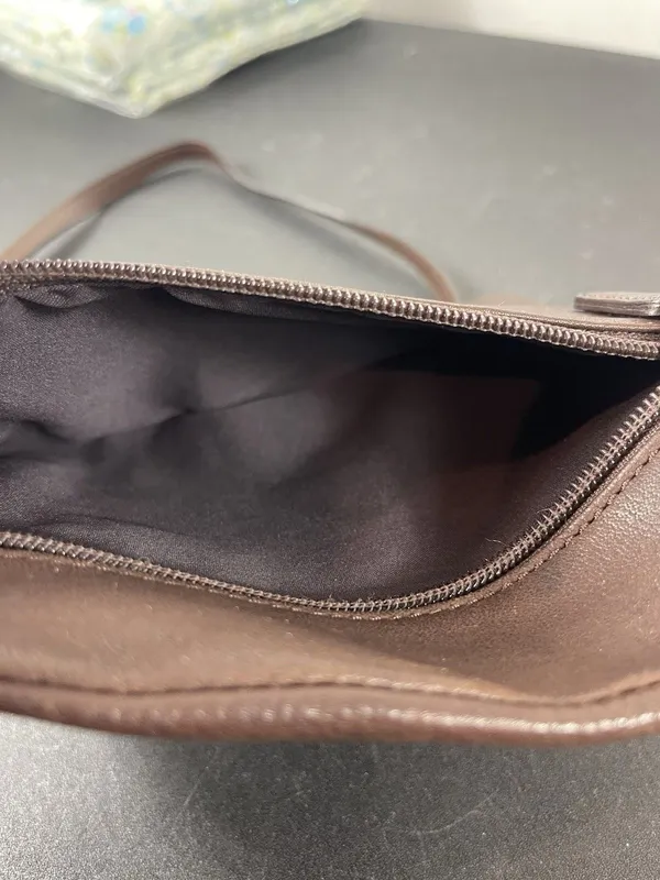 Fossil Soft Genuine Leather Purse Brown Everyday Crossbody Shoulder Bag - Image 11