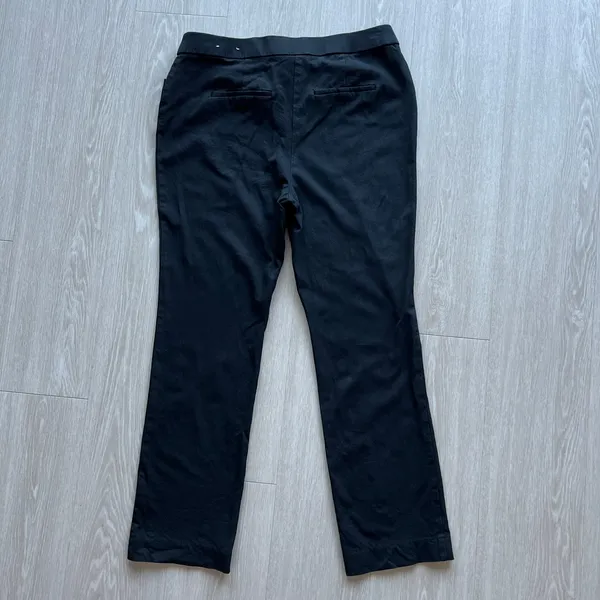 Chicos Pants Womens Size 1 Medium Black - Image 3
