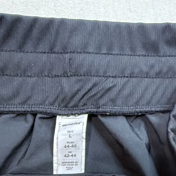 Marika Black Ruched Joggers Size L - Image 8