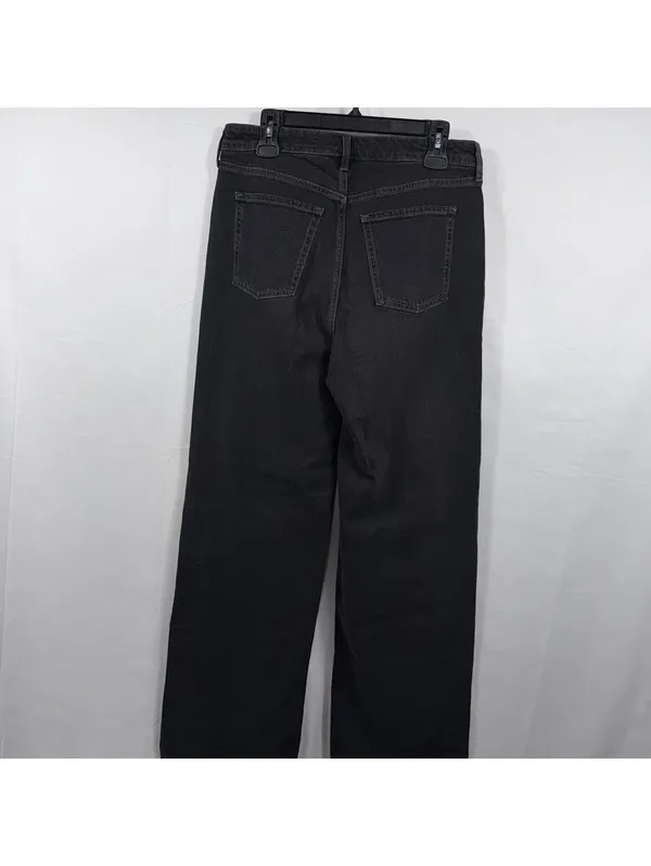 Old Navy Sky-Hi Wide Leg Jeans Women’s Size 10 Tall Black Wash - Image 6