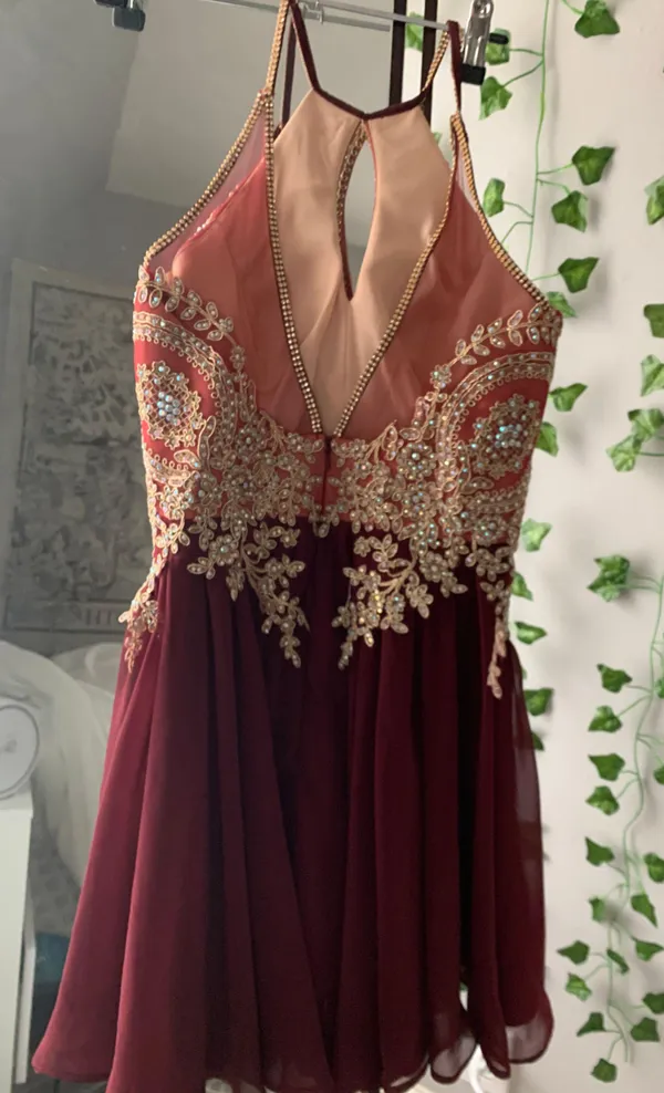 Dave and Johnny Short Prom Dress - Image 2