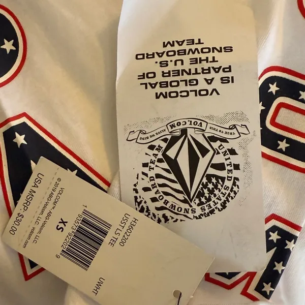 Volcom NWT US Snowboard Team Snow/Ski Long-Sleeve Tee Women’s Size XS - Image 9