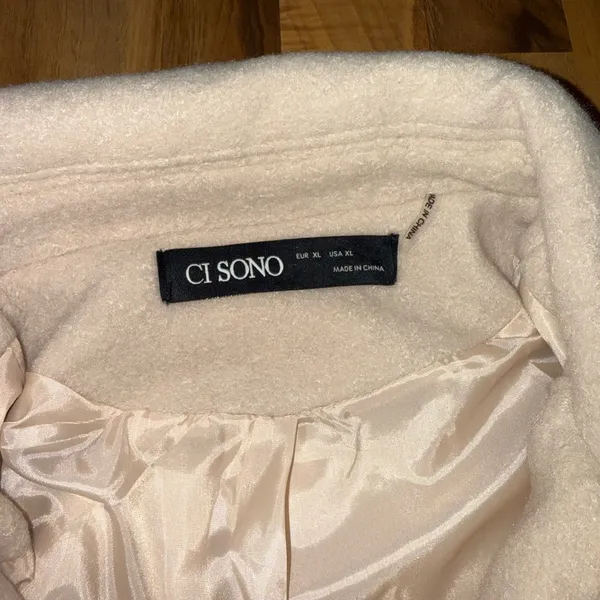 Ci sono medium weight‎ button up jacket size XL fall winter cold weather - Image 3
