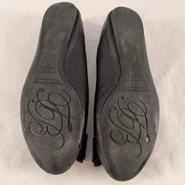 Ted Baker Sually Pebble Leather‎ Bow Ballet Flats in Black Size 6 or 37 - Image 10