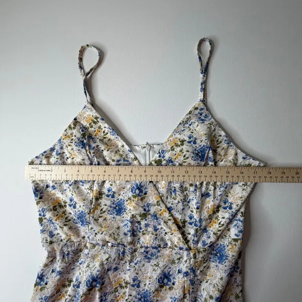 NWT En Saison Floral Midi Slip Dress Medium Cottage‎ Feminine Wedding Romantic - Image 15