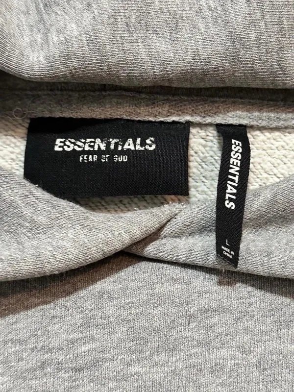 Fear of God Essentials Reflective Logo Hoodie - Image 10