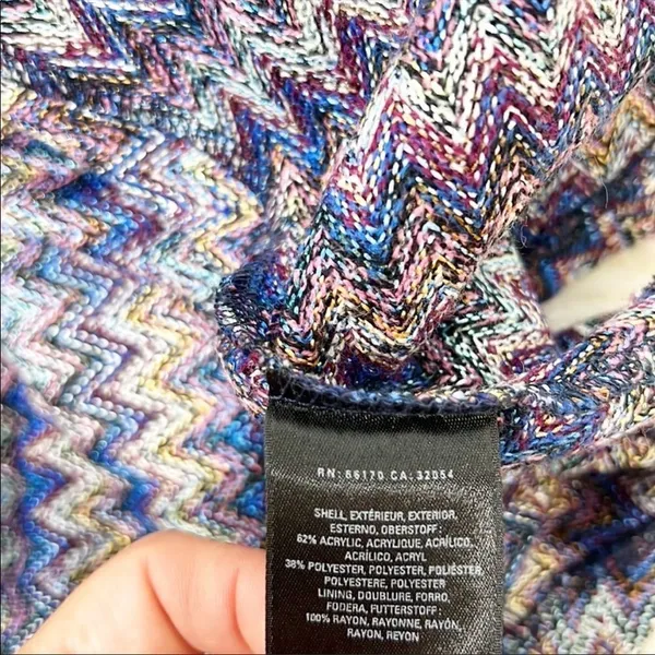 Anthro Maeve westwater‎ chevron knit v neck dress xs - Image 12