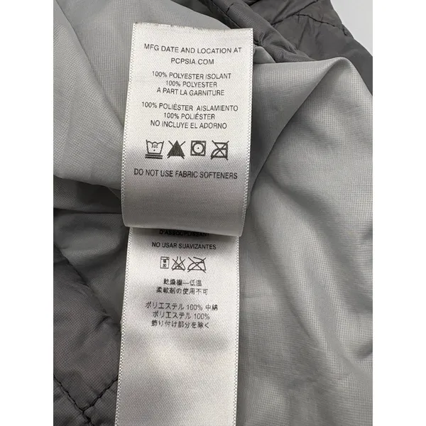Patagonia Nano Puff Jacket Women Small Gray Quilted Primaloft Insulated Full Zip - Image 8