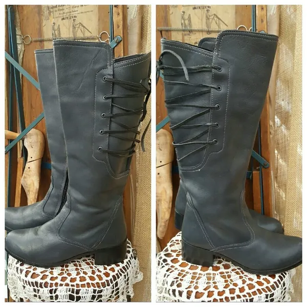 Steve Madden‎ "Bravvest" lace-up Leather Boots as is - Image 2