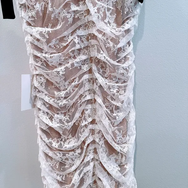 For Love And Lemons White Lace Mini Dress - Image 6