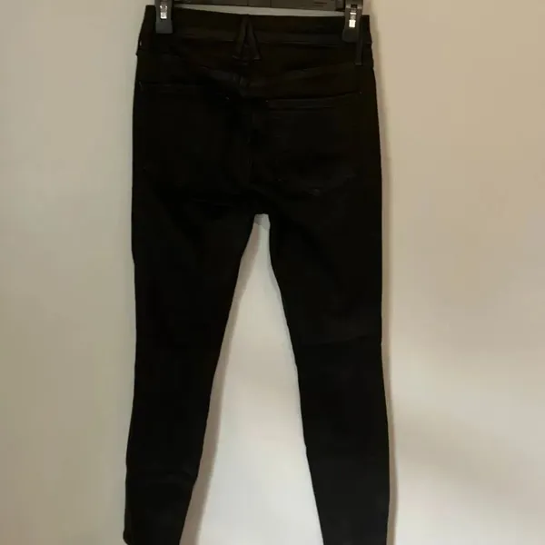 Good American Good Legs Mid Rise Black Skinny Jeans size 2/26 #784 - Image 8