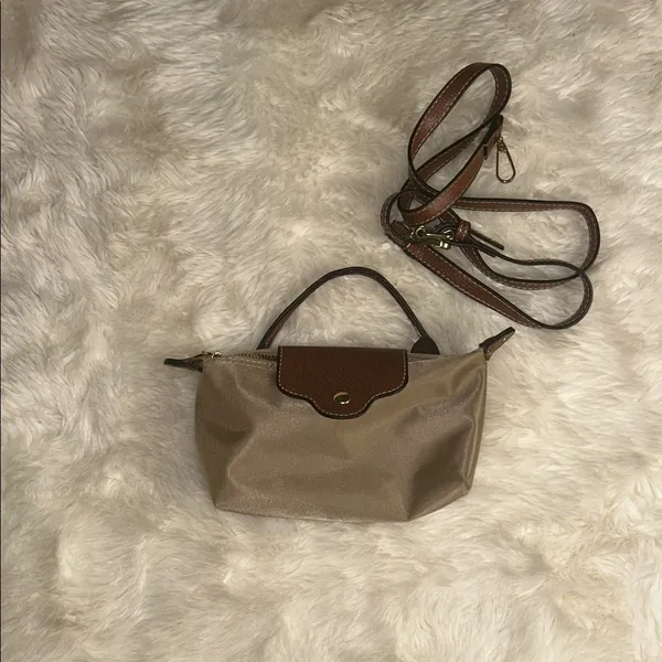 Tan and Brown Microbag - Image 6