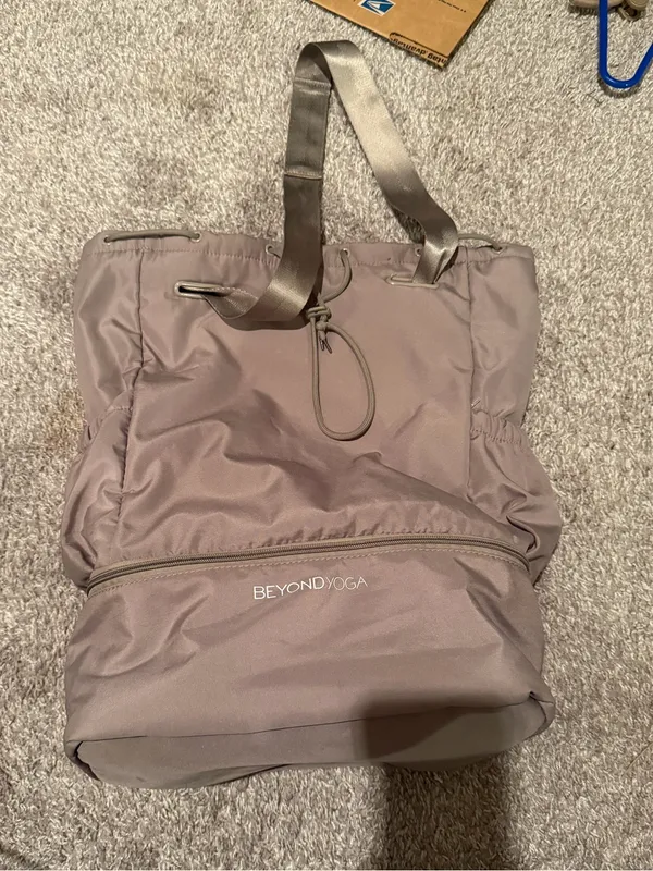 Beyond Yoga Convertible Gym Bag in Birch - Image 9