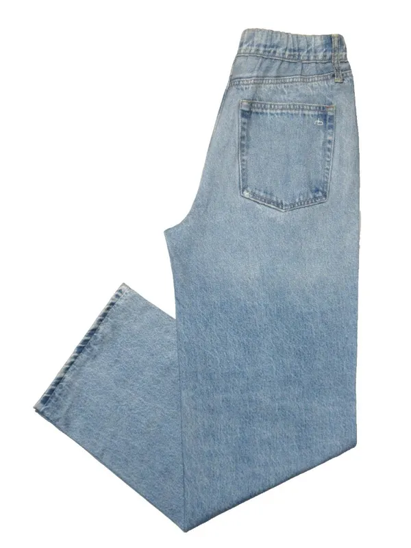 NWT rag & bone Miramar Wide Leg in Valentina Photo Print Faux Jean Pants S - Image 5