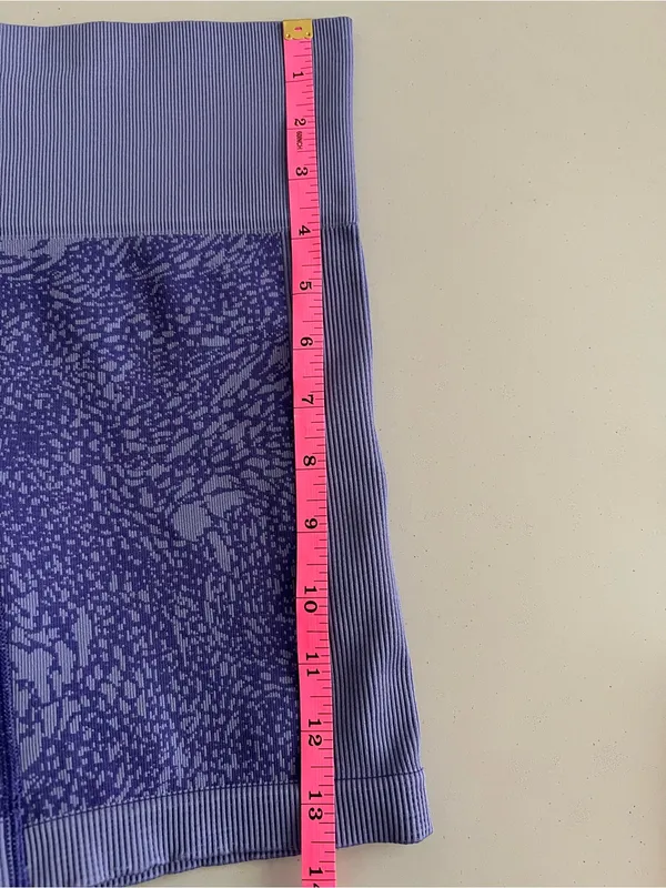 Lululemon sculpt purple biker yoga running shorts - Image 6