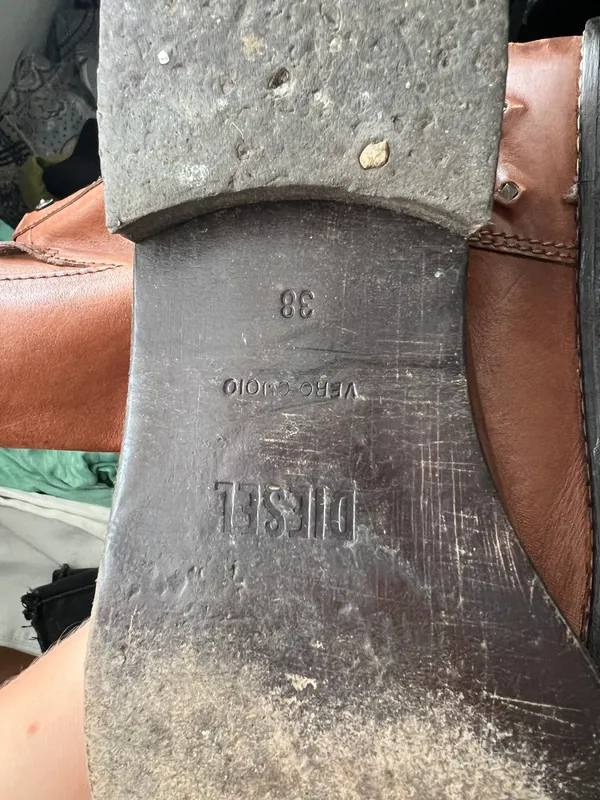 Diesel Distressed Boots - Image 9