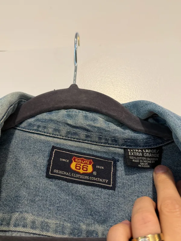 Route 66 Denim Skirt - Image 3
