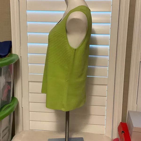Cable & Gauge Lime Green Tank Top - Image 5