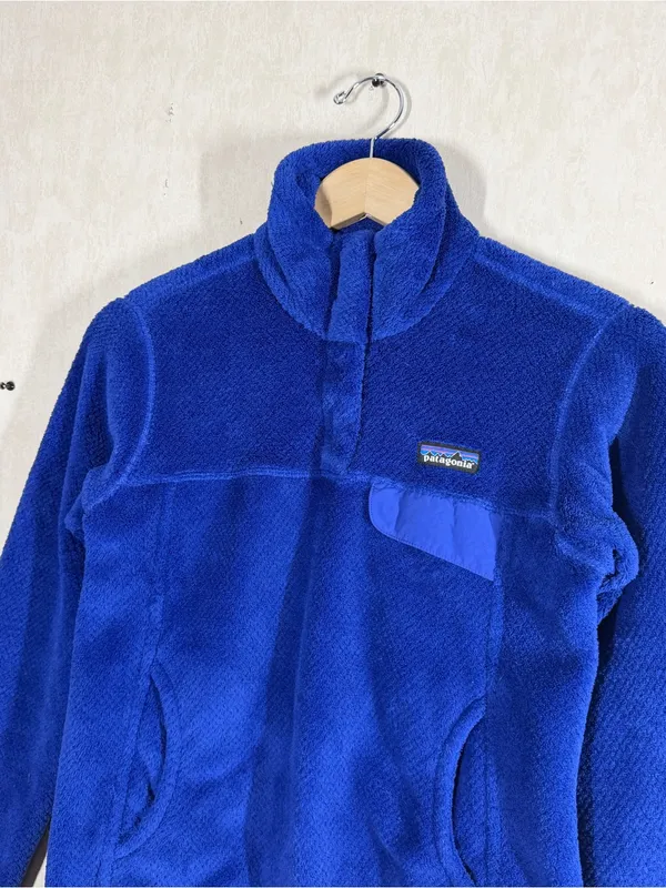 Patagonia Women's Re-Tool Snap-T Pullover Fleece Jacket in Harvest Moon Blue S - Image 3