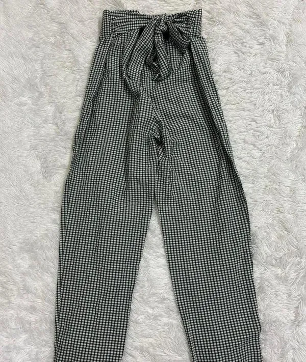 Free People West Side Tie Gingham Pants - Image 5