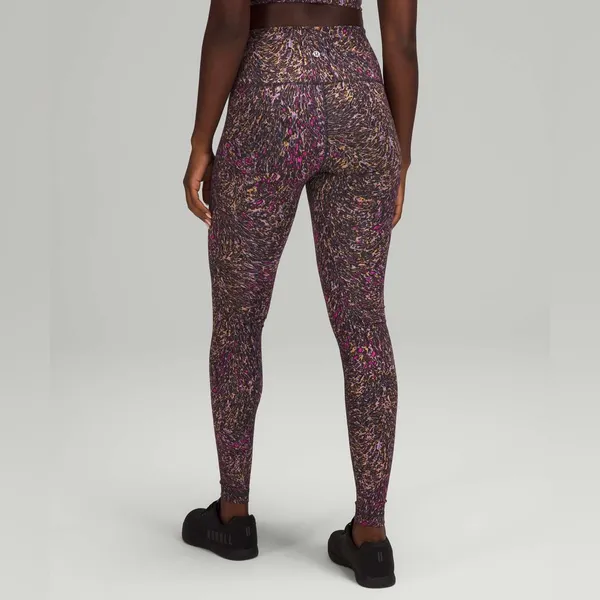 Lululemon Wunder Train High Rise Tight Leggings 28 Topography Multi Size 8 - Image 2