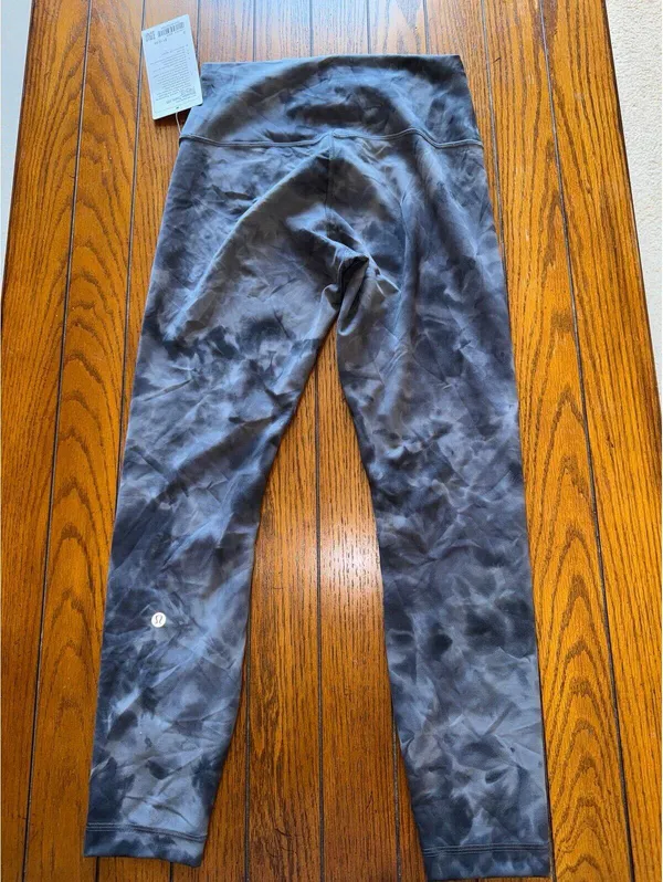 Lululemon Wunder Train High Rise 25” Diamond Dye Grey Size 8 NWT - Image 3