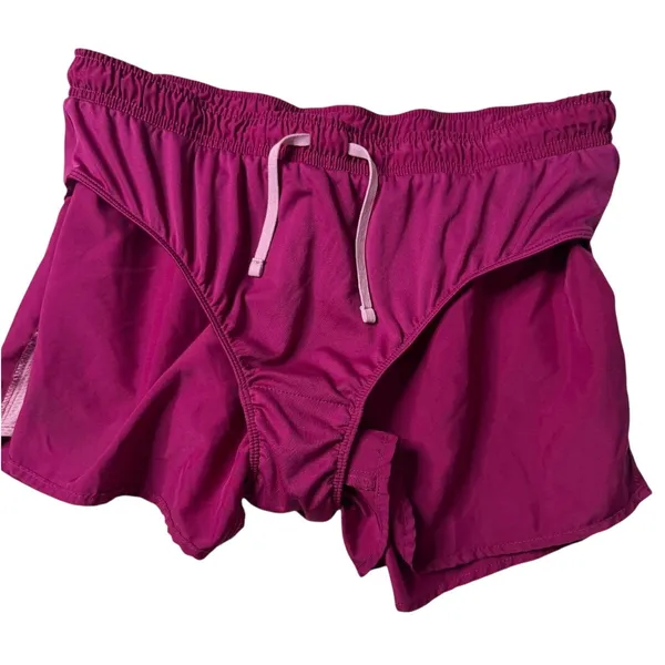 Nike Dri-FIT Fuchsia Burgundy Running Shorts L 3" Athleisure - Image 8