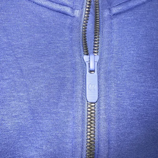Lululemon Thick Fleece Quarter Zip Size XS/S Wild Indigo‎ - Image 3
