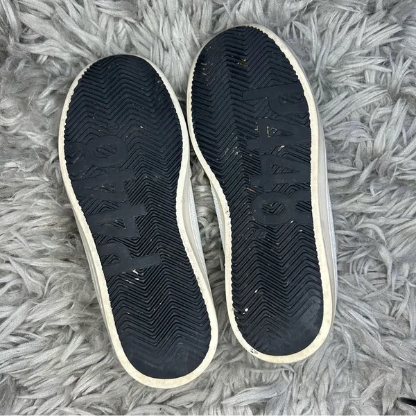 P448 John leopard print lace up distressed sneakers women’s shoe size 7 - Image 11