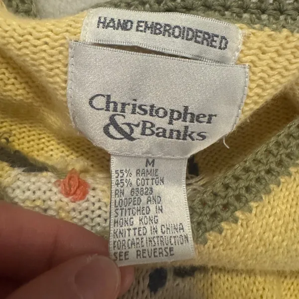 Women’s Vinatge Christopher & Banks Sweater - Image 4