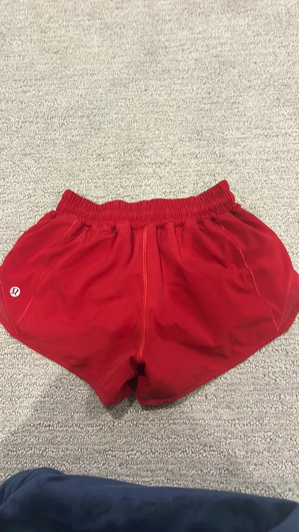 Lululemon hotty hot shorts red 2.5 inch - Image 4