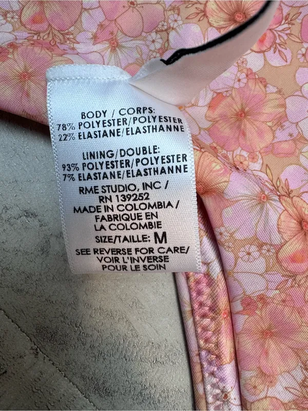 Peixoto CORAL JASMIN Shelley Floral Bikini Swim Bottom, nwt size medium - Image 5