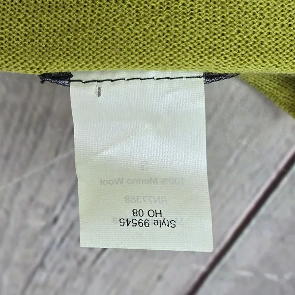 J.Crew Womens Green 100% Merino Wool Cardigan Jeweled Buttons 99545 Size S - Image 4