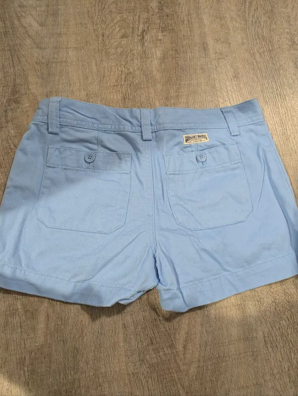 Vintage Ralph Lauren Chinos Blue Shorts Size 1 - Image 2