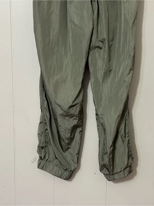 FP Movement The Way Home Jogger Pants Olive Green Nylon High Rise Size M - Image 14